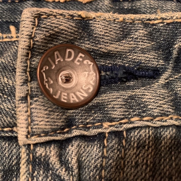 Blue Denim Super Short Skirt - Picture 6 of 7